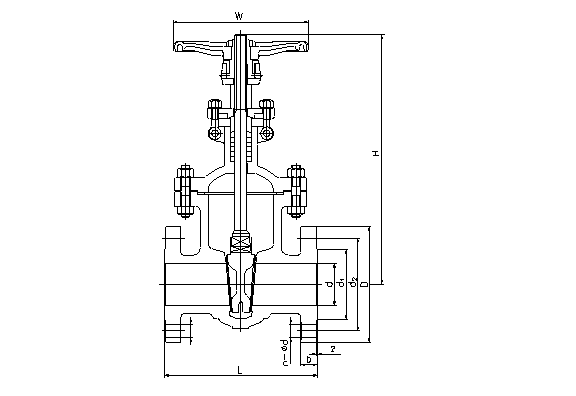 Задвижка бронзовая DIN PN63